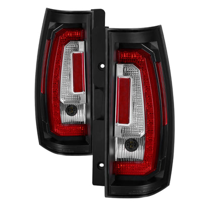 Spyder Chevy Suburban/Tahoe 07-14 V2 - Light Bar LED Tail Lights - Black ALT-YD-CSUB07V2-LED-BK SPYDER