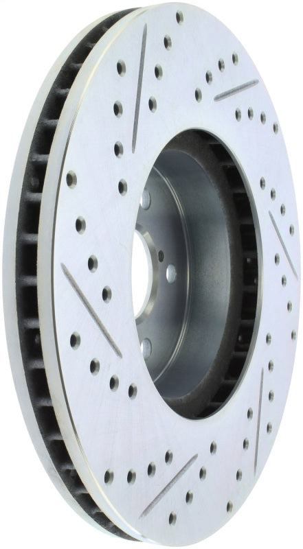 StopTech 05-14 Subaru Legacy Select Sport Drilled & Slotted Rotor - Left Stoptech