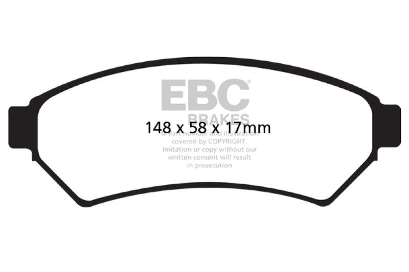 EBC GreenStuff Front Brake Pads - DP61727 EBC