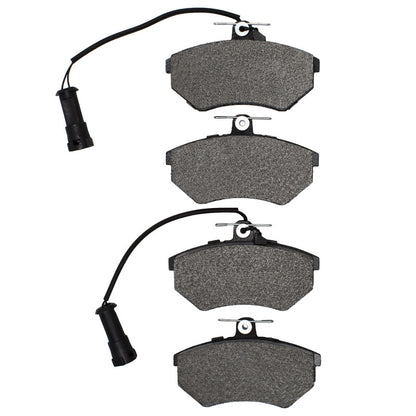 R1 Front Semi-Metallic Brake Pads 1983-1991 Audi 5000CS Turbo Quattro/100 & More - 2311-0290-00