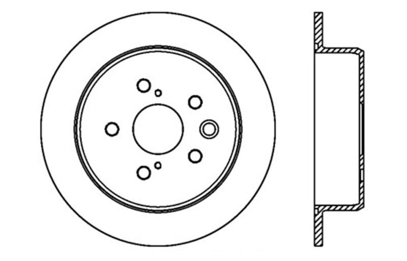 StopTech Drilled Sport Brake Rotor Stoptech