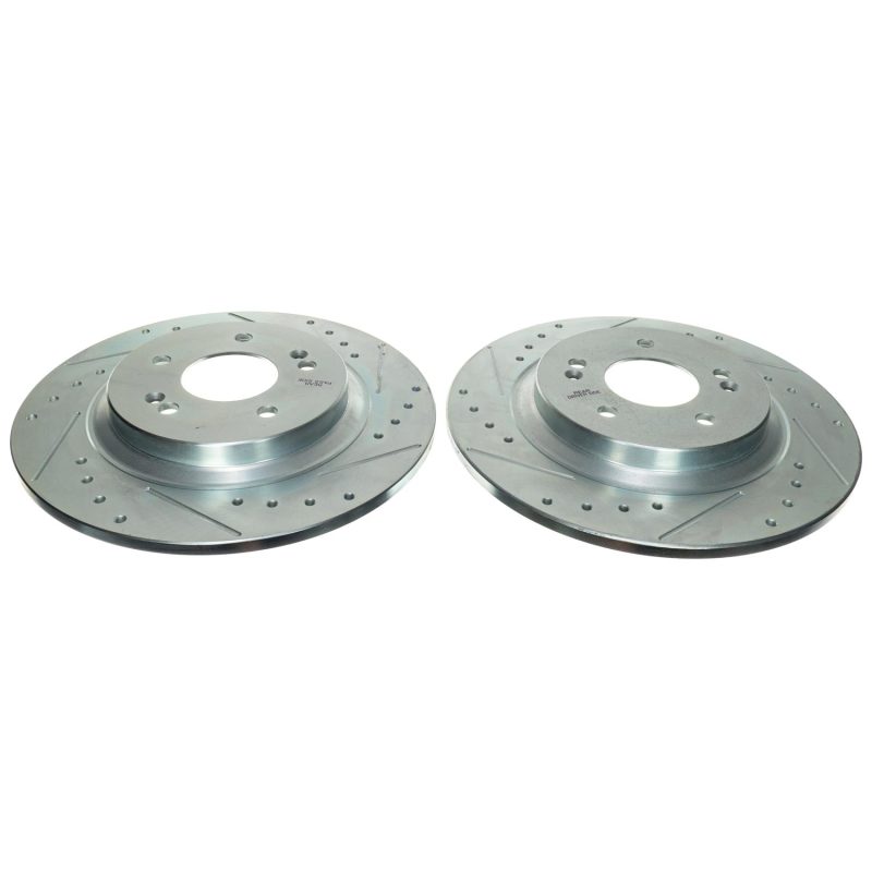 Power Stop 2021 Kia Sorento Rear Drilled & Slotted Rotor (Pair) PowerStop