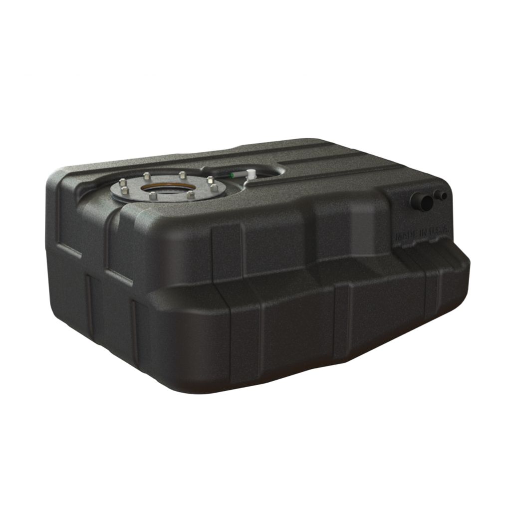 Titan Fuel Tanks After-Axle Utility Tank for 1999–2010 Ford E-Series (PS-191 Sending Unit) - 8020099A