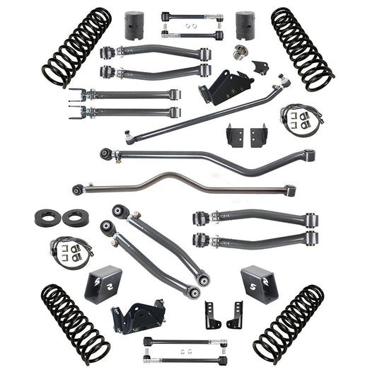 Synergy 4.0in Lift Stage 3 Suspension System for 2007-2018 Jeep Wrangler JK 2-Door - 8023-40