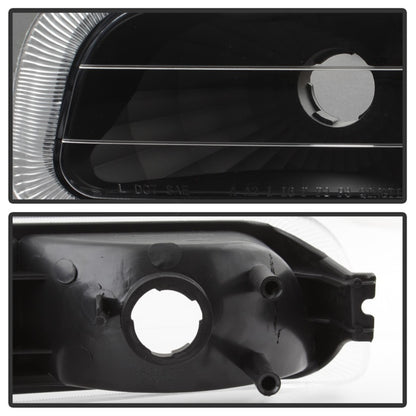 Xtune Chevy Silverado 99-02 Amber Reflector Bumper Lights Black CBL-JH-CS99-AM-BK SPYDER