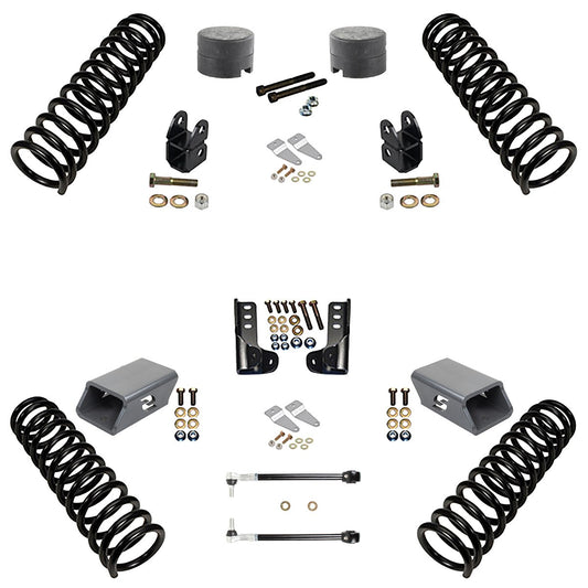 Synergy 2.0in Lift Starter Kit RHD Compatible for 2007-2018 Jeep Wrangler JKU 4-Door - 8040-20