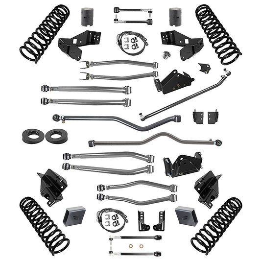 Synergy 4.5in Lift Stage 4 Suspension System for 2007-2018 Jeep Wrangler JKU 4-Door - 8044-45