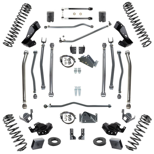 Synergy 6.0in Lift Stage 4 Suspension System for 2007-2018 Jeep Wrangler JKU 4-Door - 8044-60
