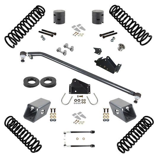 Synergy 3.0in Lift Stage 1.5 Suspension System for 2007-2018 Jeep Wrangler JKU 4-Door - 8045-30