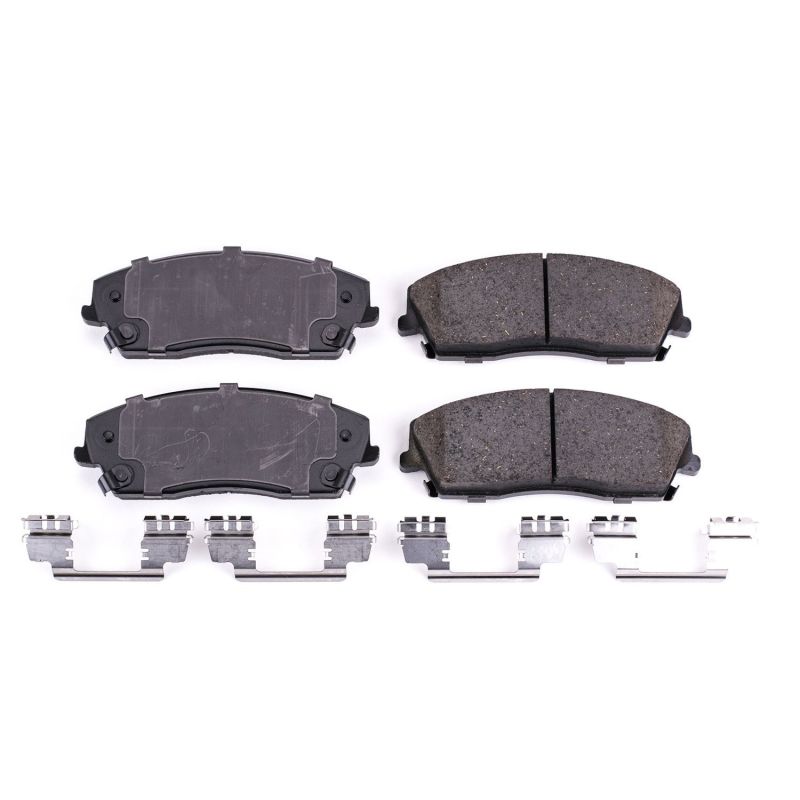 Power Stop 05-22 Chrysler 300 Front Z17 Evo Ceramic Brake Pad w/Hardware PowerStop