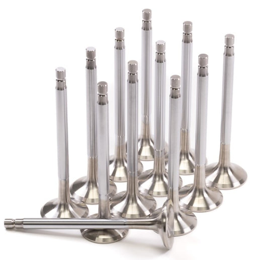 GSC P-D Nissan RB26DETT 31.15mm Head +1mm OS 101.74mm Long Exhaust Valve - Set of 12 - 2145-12
