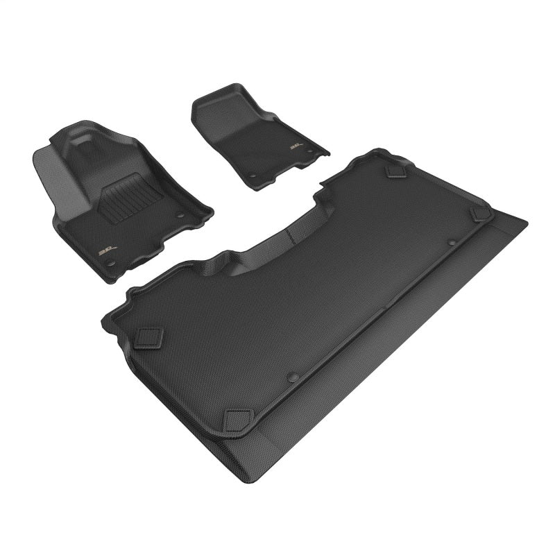 3D MAXpider KAGU 1st & 2nd Row Floor Mats for 2025-2026 Dodge Ram 1500 Crew Cab - L1DG04101509