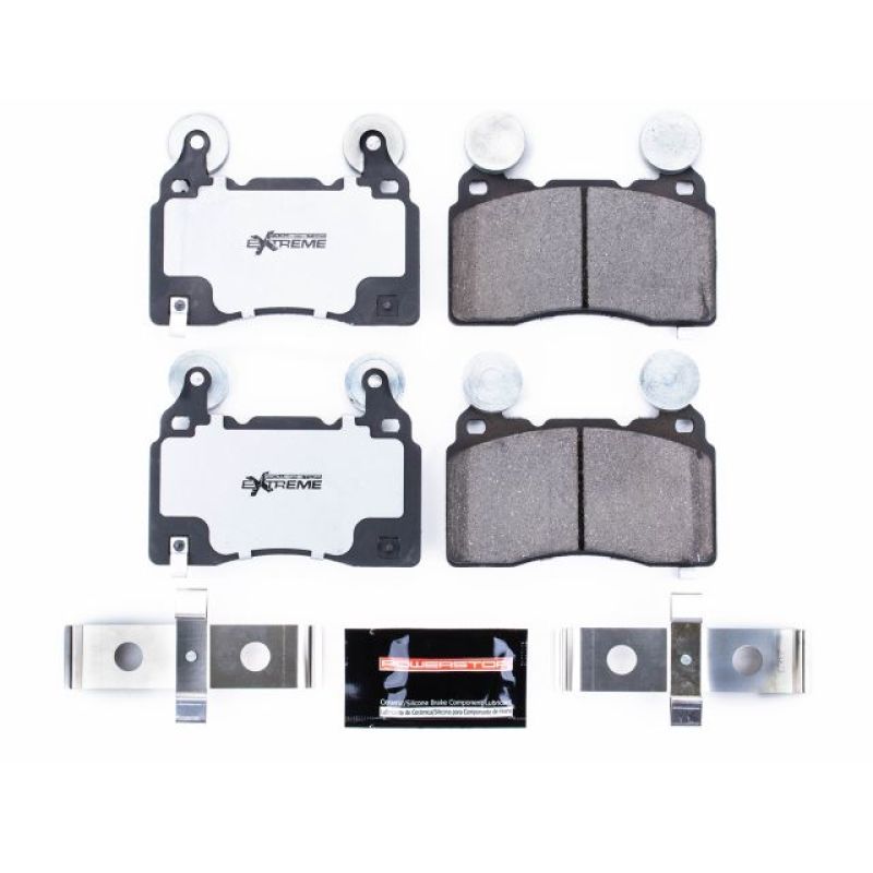 Power Stop 16-18 Cadillac CT6 Front Z26 Extreme Street Brake Pads w/Hardware PowerStop