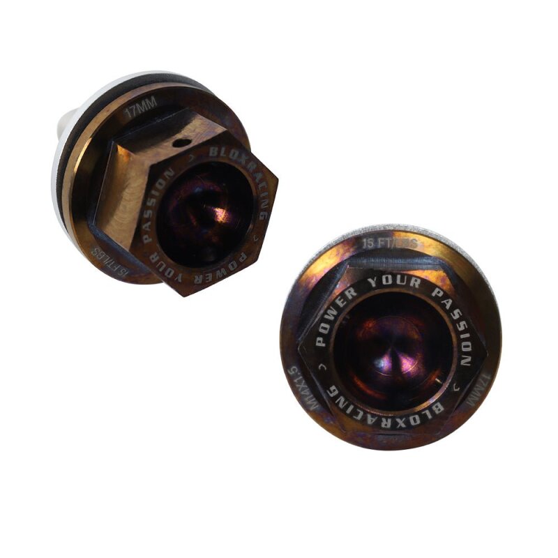 BLOX Racing Titanium Magnetic Oil & Transmission Drain Plug Set - Honda M14X1.5 BLOX Racing