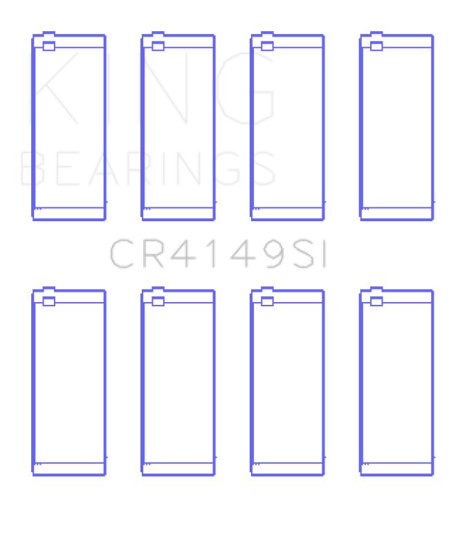 King Engine Bearings G.M.C. Saturn (Size +0.25mm) Connecting Rod Bearing Set