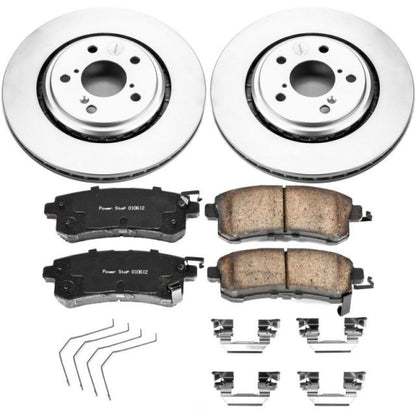 Power Stop 15-17 Honda Odyssey Front Z17 Evolution Geomet Coated Brake Kit PowerStop