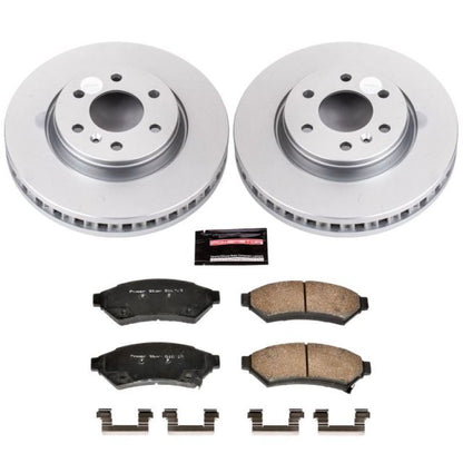 Power Stop 06-07 Buick Terraza Front Z17 Evolution Geomet Coated Brake Kit PowerStop