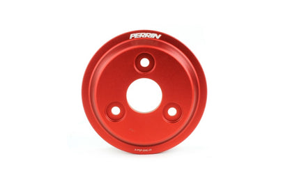 Perrin 15-21 Subaru WRX Lightweight Water Pump Pulley - Red Perrin Performance