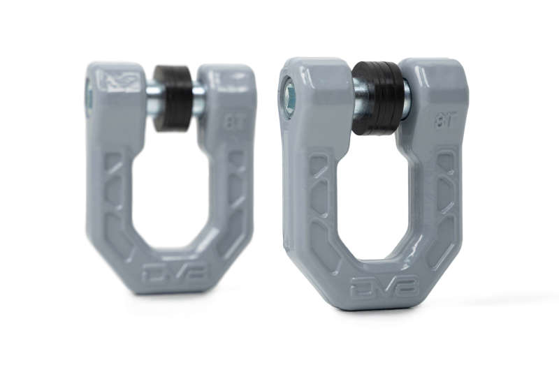 DV8 Offroad Elite Series D-Ring Shackles - Pair (Gray) DV8 Offroad