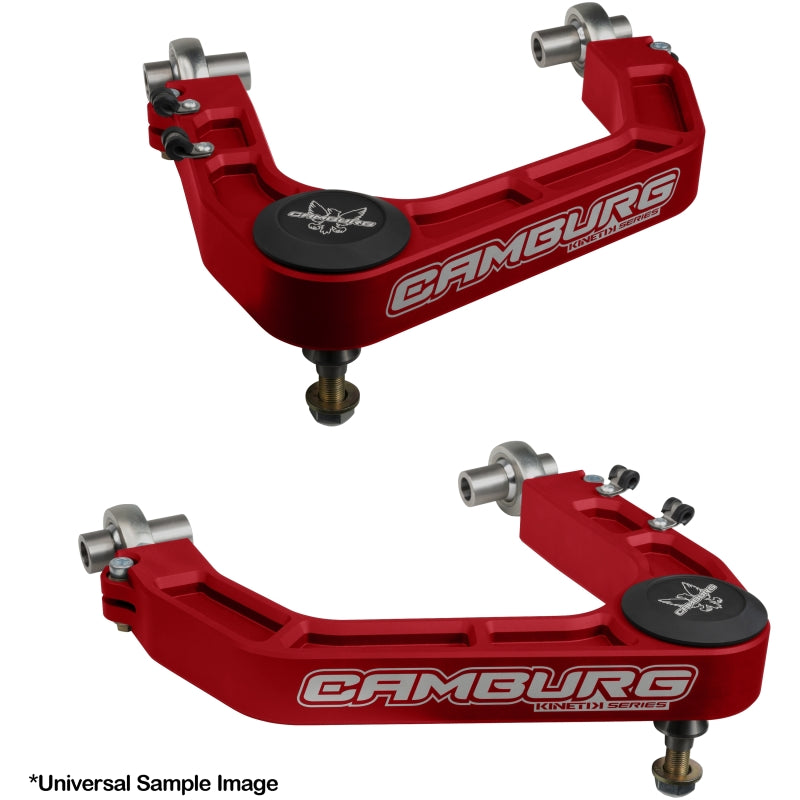 Camburg 04-20 Ford F-150 2WD/4WD KINETIK V2 Performance Billet Uniball Upper Arms - Red CAM-110230-RED
