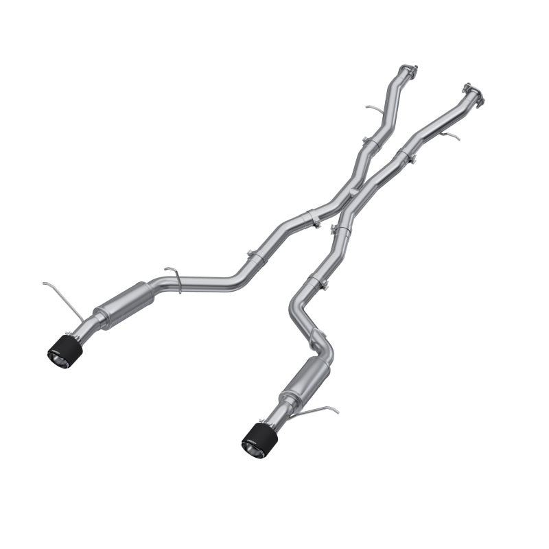 MBRP 18-23 Dodge Durango SRT 6.4L Armor Pro T304 SS 3in Cat Back Exhaust Dual Rear Exit w/ CF Tips MBRP