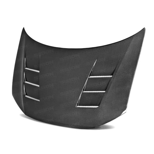 Seibon HD1213HDCV2D-TS TS-Style Carbon Fiber Hood for 2012–2013 Honda Civic 2DR / 2012 Civic 4DR