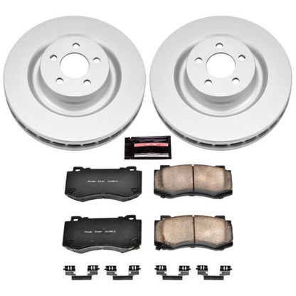 Power Stop 05-10 Chrysler 300 Front Z17 Evolution Geomet Coated Brake Kit PowerStop