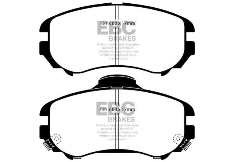 EBC RedStuff Front Brake Pads - DP31643C EBC