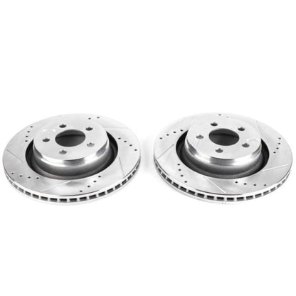 Power Stop 09-11 Dodge Nitro Front Evolution Drilled & Slotted Rotors - Pair PowerStop