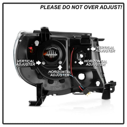 Spyder Toyota Tacoma 05-11 V2 High-Power LED Headlights - Black PRO-YD-TT05PL-BK SPYDER