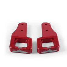 Load image into Gallery viewer, Borne Off-Road 2017+ Ford Raptor / 2009+ Ford F150 Borne Off-Road Billet Tow Hooks - Red