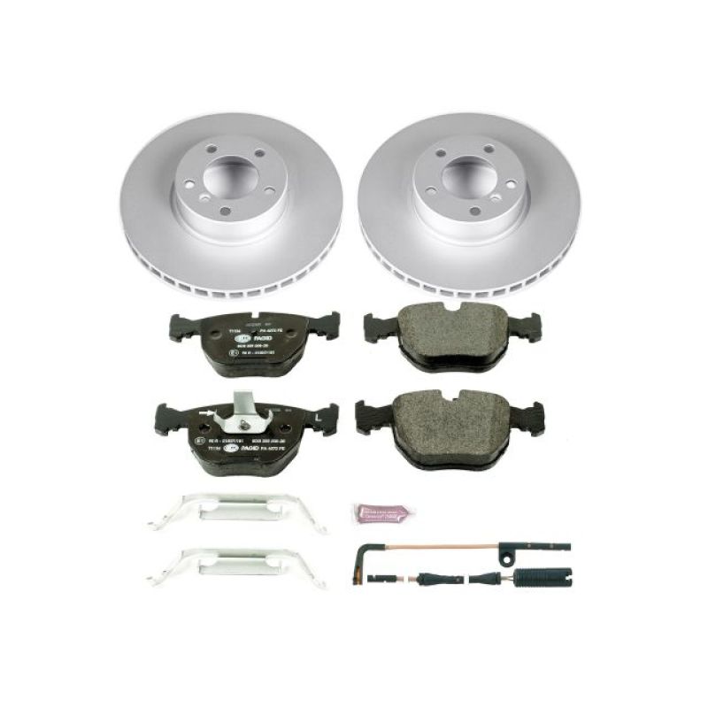 Power Stop 01-03 BMW 530i Front Euro-Stop Brake Kit PowerStop