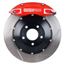 Load image into Gallery viewer, StopTech 03-06 Evo Rear BBK w/ Red ST-40 Calipers Slotted 328x28mm Rotors Pads