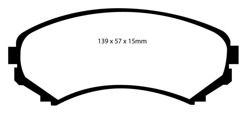 EBC GreenStuff Front Brake Pads - DP61619 EBC