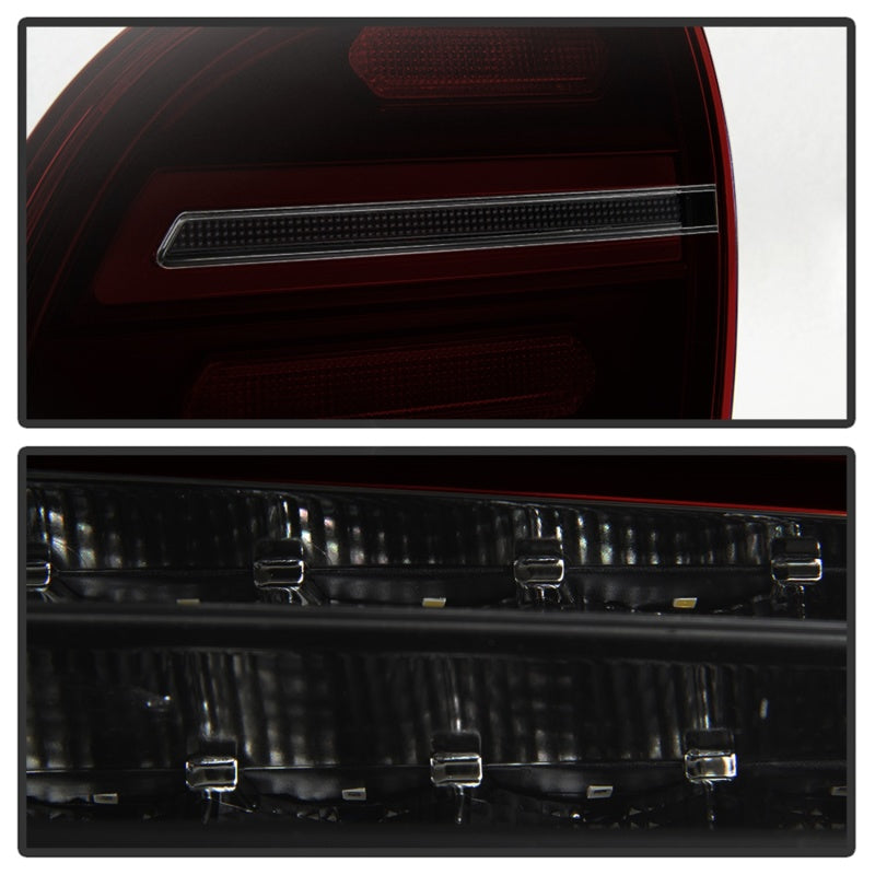 Spyder Porsche Cayenne 958 11-14 LED Tail Lights - Sequential Signal - Red Smoke SPYDER