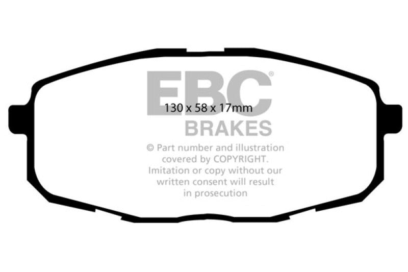 EBC YellowStuff Front Brake Pads - DP41562R