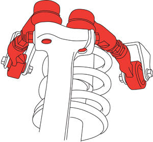 SPC Performance Adjustable Upper Control Arms Audi A4, A5 - 81382