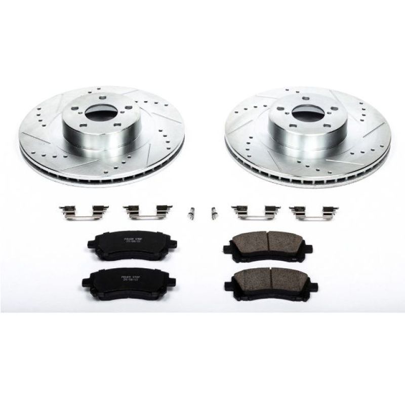 Power Stop 02-03 Subaru Impreza Front Z23 Evolution Sport Brake Kit PowerStop