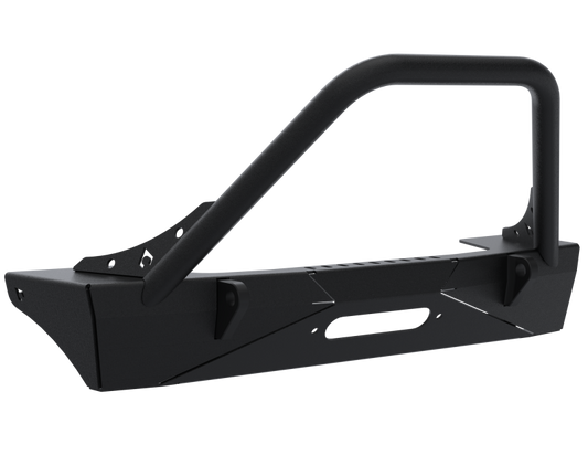 Artec Industries 2018+ Jeep JL Sentinel Front Bumper w/ Hoop - Black Powder Coat