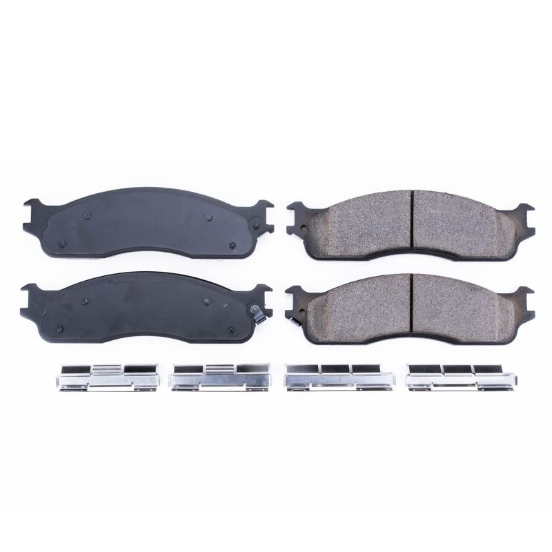 Power Stop 06-08 Dodge Ram 1500 Front Z17 Evolution Ceramic Brake Pads w/Hardware PowerStop