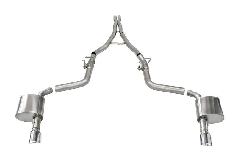 Corsa XTREME VALVED / 2.75 IN CAT-BACK SINGLE 4.5 IN TIPS | 2015-22 CHARGER 6.4L 6.2L CORSA Performance