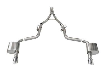 Corsa XTREME VALVED / 2.75 IN CAT-BACK SINGLE 4.5 IN TIPS | 2015-22 CHARGER 6.4L 6.2L CORSA Performance