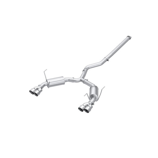 MBRP 2022+ Subaru WRX 3in Cat-Back Dual Split Rear Quad Tips Street Profile Exhaust MBRP