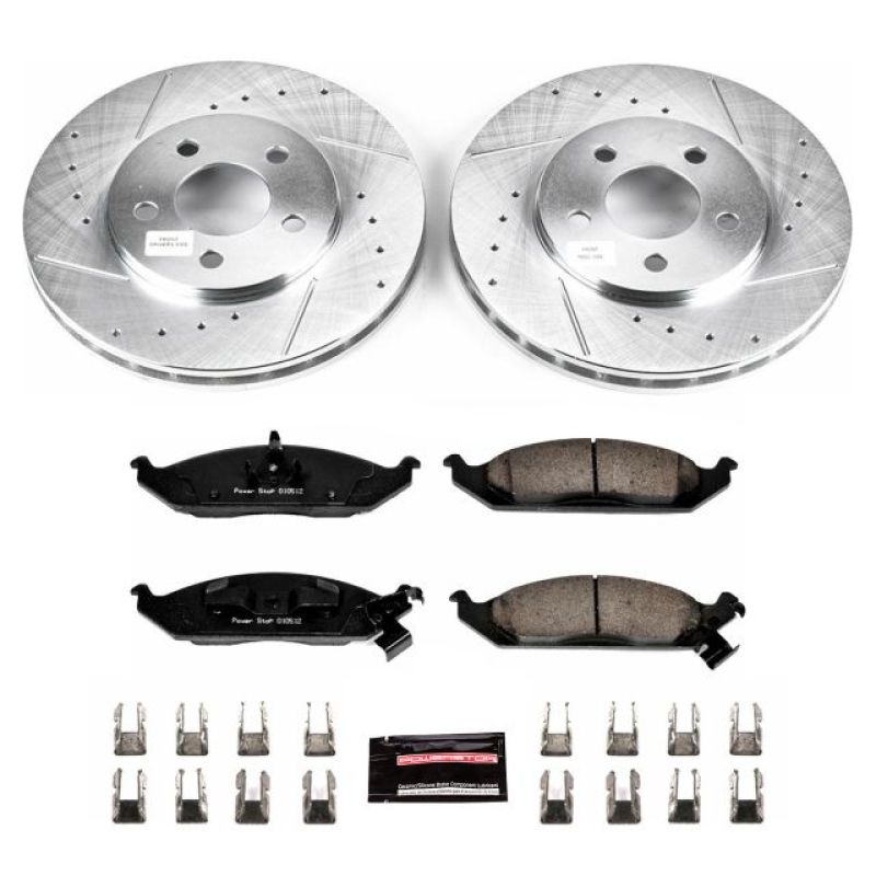 Power Stop 95-00 Chrysler Cirrus Front Z23 Evolution Sport Brake Kit PowerStop