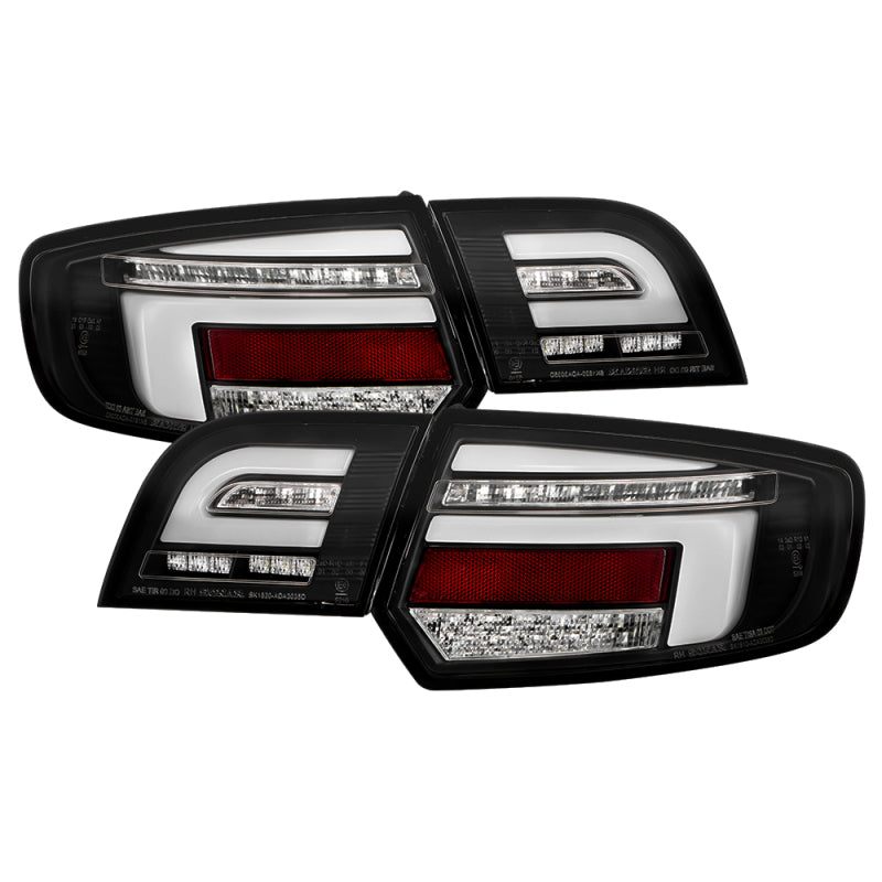 Spyder 03-08 Audi A3 Full LED Tail Lights - Black (ALT-YD-AA303-LED-BK) SPYDER