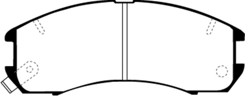 EBC RedStuff Front Brake Pads - DP3705C EBC