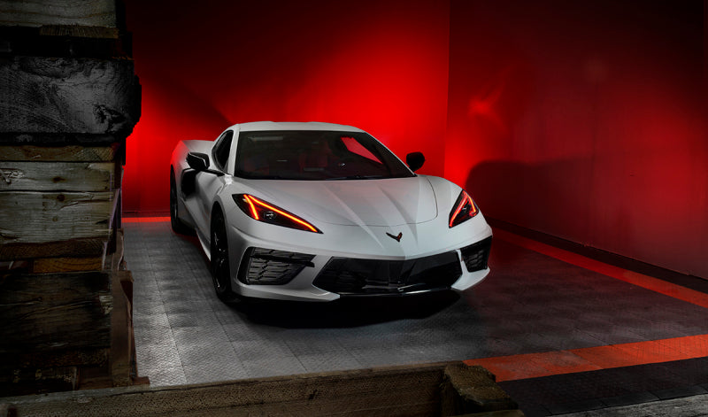 Oracle 20-21 Chevy Corvette C8 RGB+A Headlight DRL Upgrade Kit - ColorSHIFT w/ BC1 Controller