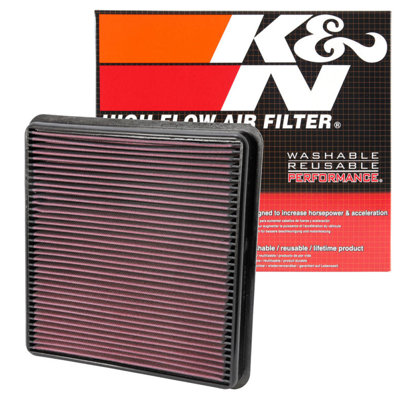 K&N 07-10 Toyota Tundra/Sequoia/Land Cruiser Drop In Air Filter K&N Engineering