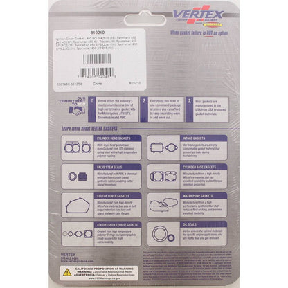 Vertex Ignition Cover Gasket for 2016 Polaris 450 HO 2x4 [MD] & More - 819210