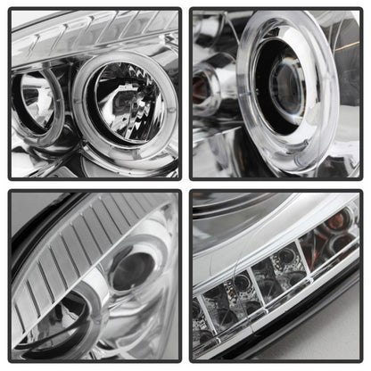 Spyder Dodge Ram 1500 06-08/Ram 2500 06-09 Projector Headlights LED Halo LED Chrm PRO-YD-DR06-HL-C SPYDER